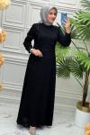 5181 Elbise  Siyah