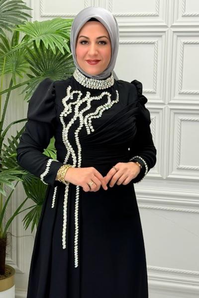 5187 Elbise Siyah