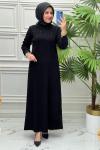 51922 Elbise  Siyah