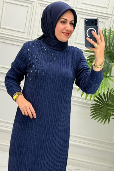51922 Elbise  Lacivert