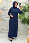 51922 Elbise  Lacivert