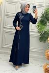 5194 Elbise  Lacivert