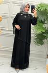 5196 Elbise  Siyah