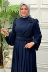 5200 Elbise  Lacivert