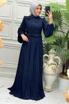 5200 Elbise  Lacivert