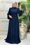 5200 Elbise  Lacivert