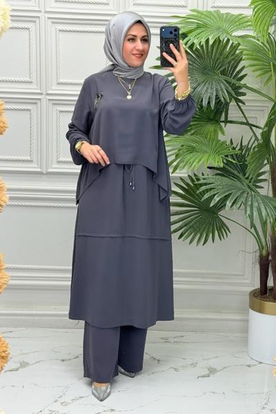 5214 Tunik Takım Antrasit