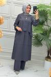 5214 Tunik Takım Antrasit