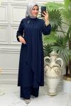 5215 Tunik Takım  Lacivert