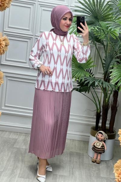 5217 Plise Etek Takım Pudra