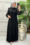 5225 Elbise Siyah