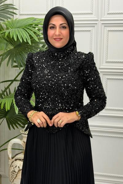 5287 Elbise Siyah