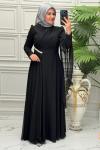 5302 Elbise Siyah