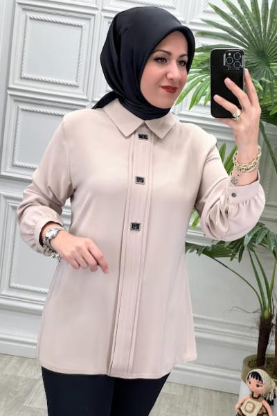 5326 Gömlek Taş Rengi