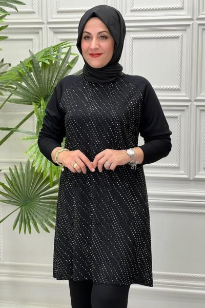 5335 Tunik Takım  Siyah