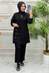 5338  Tunik Takım  Siyah