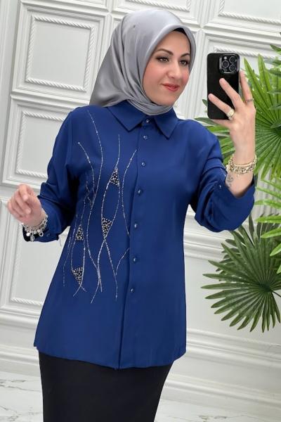 5355 Gömlek Lacivert