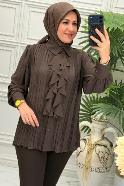 5368 Gömlek Kahverengi