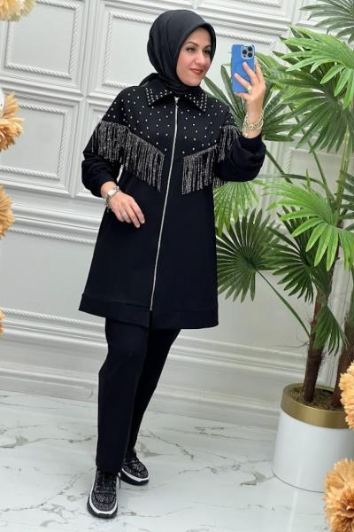 5405 Tunik Takım  Siyah