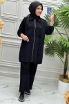 5408 Tunik Takım  Siyah