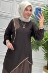 5413 Tunik Takım  Kahverengi
