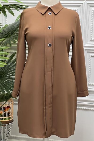 5414 Tunik Kahverengi