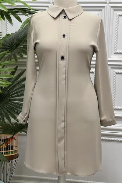 5414 Tunik Taş Rengi