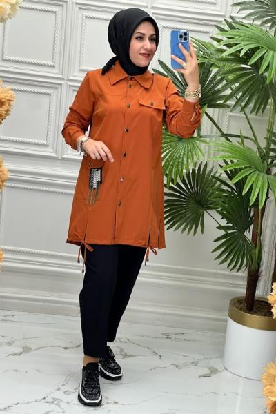 5415 Tunik Takım  Kiremit