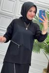 5420 Tunik Takım  Siyah