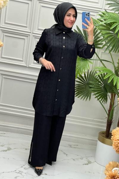 5435 Tunik Takım  Siyah