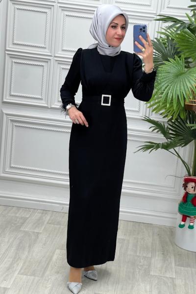 5475 Elbise Siyah