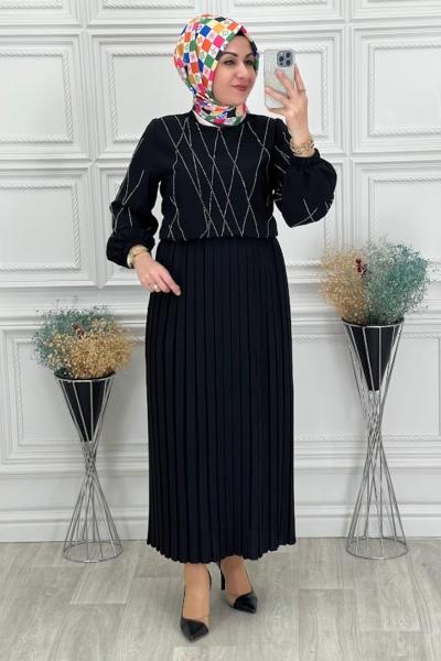 5492  Krep Takım Siyah