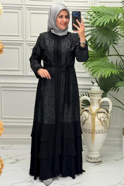 5529 Elbise Siyah