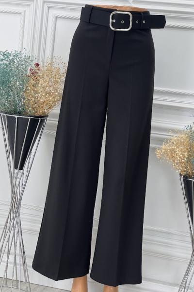 562 Bol Paça Pantolon Siyah