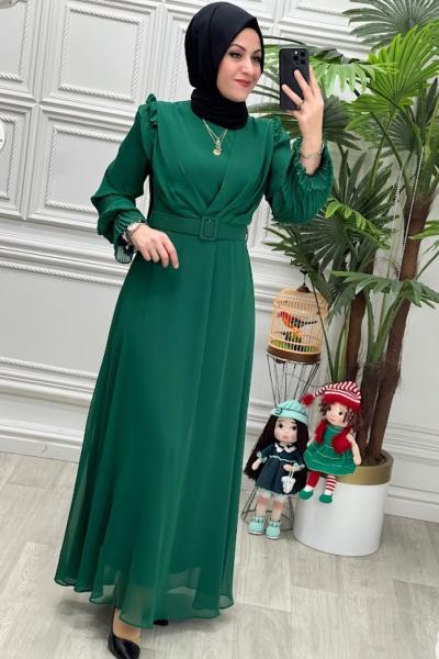 5648 Elbise Zümrüt