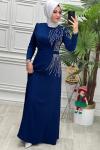 5669 Elbise İndigo