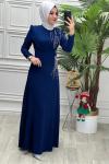 5669 Elbise İndigo