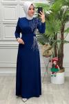 5669 Elbise İndigo