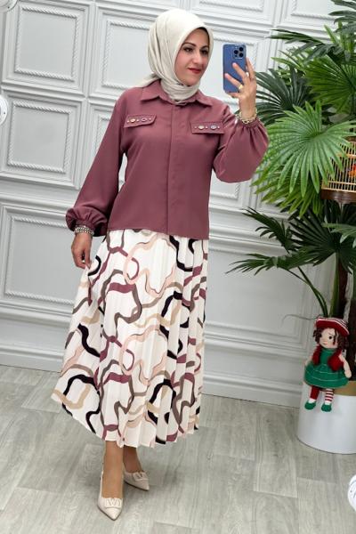 5688 Tunik Takım Gül