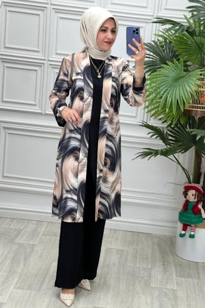 5697 Tunik Takım Siyah