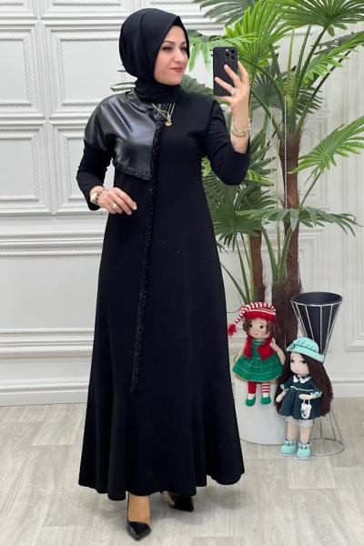 571B Elbise Siyah