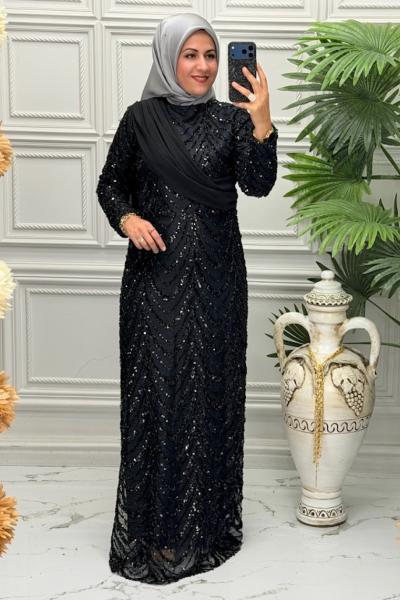 6002B Elbise Siyah