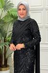 6002B Elbise Siyah