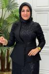 6126B Elbise Siyah