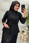 6126B Elbise Siyah