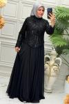 6127B Elbise Siyah