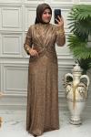 6132B Elbise Gold