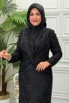 6132B Elbise Siyah