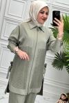 6148 Tunik Takım Yeşil