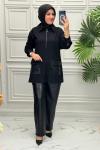 6171 Tunik Takım  Siyah